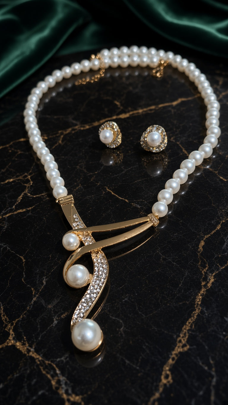 Pearls jewelry set