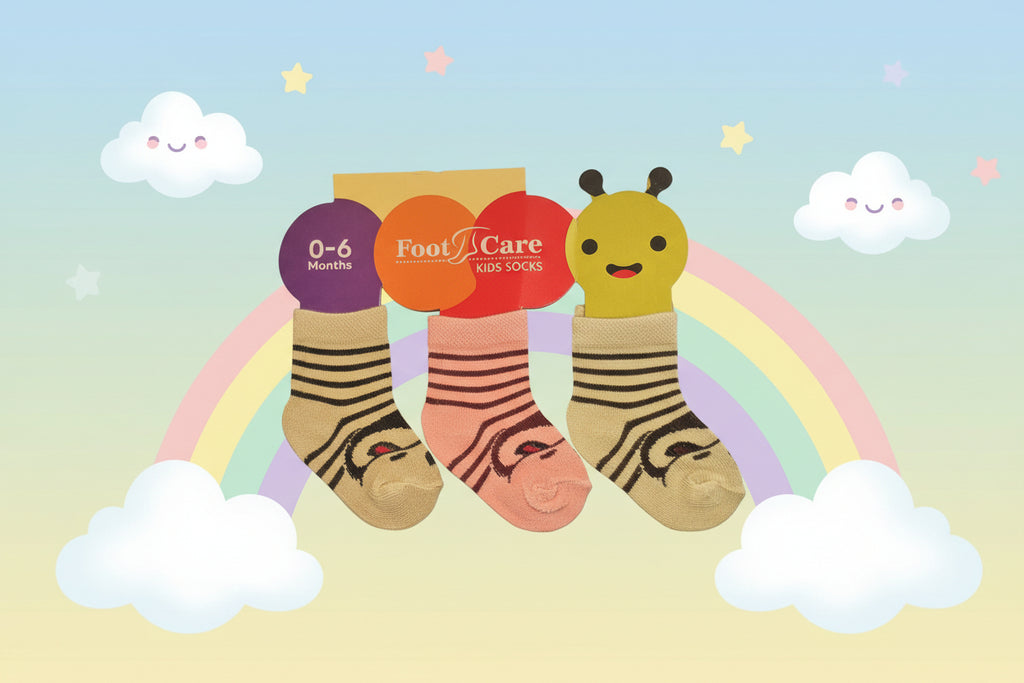 Baby Animal Stripe Socks 3-Pack (0–6 Months) (Copy)