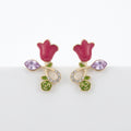Rose Tulip Earrings