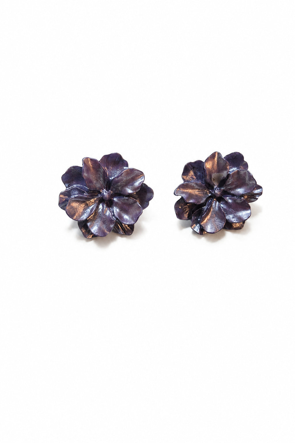 Lavender Bloom Flower Earrings