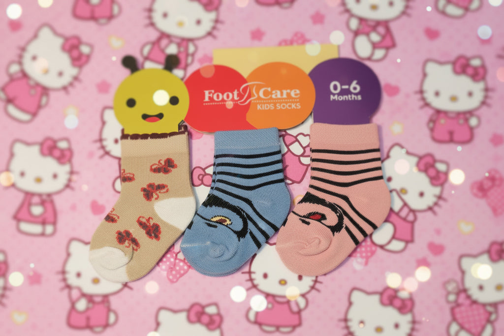 Baby Animal Stripe Socks 3-Pack (0–6 Months) (Copy)